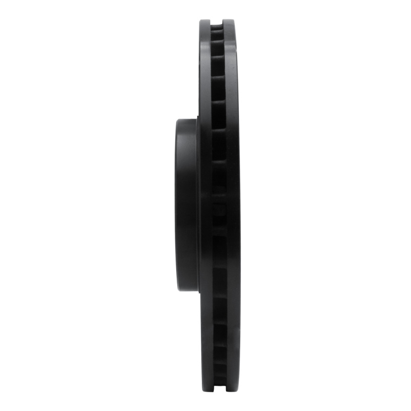 Volvo XC90 Brake Rotor (1) - Front Right - R1 Concepts - Drilled & Slotted - Black - `03-`14